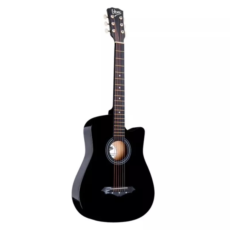V-TONE AG One BK - 4/4 akustiskā ģitāra, melna