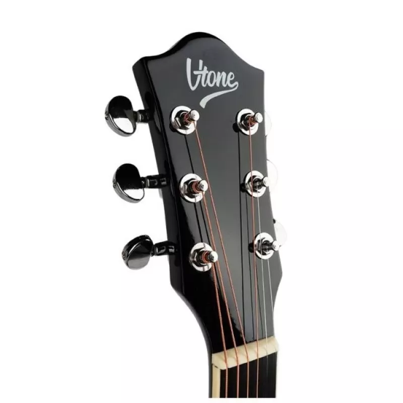 V-TONE AG Two BK - 4/4 akustiskā ģitāra, melna