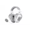 Over-ear austiņas HAVIT H2002YG — 2,4G bezvadu, Bluetooth, vadu, 20–20 000 Hz, 10 m diapazons, 257 g (balta/pelēka)