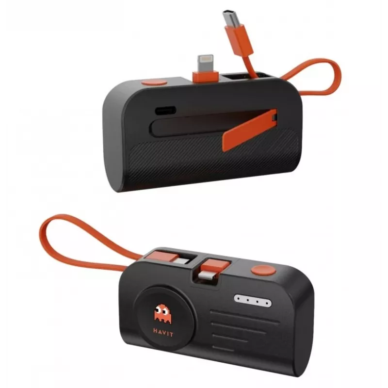 Travel Set Havit STK011 EU Charger Power Bank USB-C kabelis Hand Fan