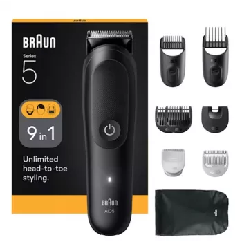 Matu trimmeri Braun AIO5540 Melns Litija-jonu 120 min