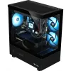Galddators THERMALTAKE FTW A-Line LCS 5060 D5 spēļu dators, melns/caurspīdīgs, Windows 11 Home