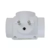 Esperanza ELK302W elektrības sadalītājs, 3 ligzdas, balts
