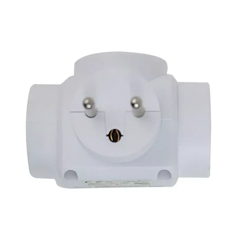 Esperanza ELK302W elektrības sadalītājs, 3 ligzdas, balts