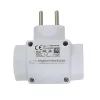 Esperanza ELK302W elektrības sadalītājs, 3 ligzdas, balts