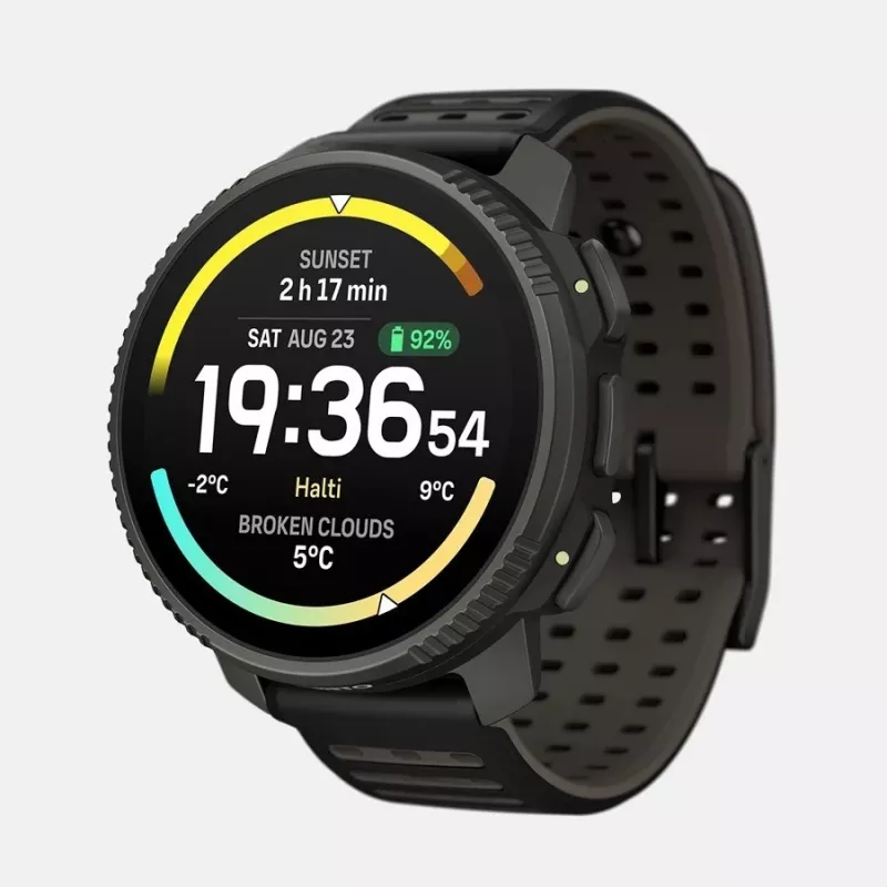 Suunto Vertical 2 Titanium Melns sporta pulkstenis