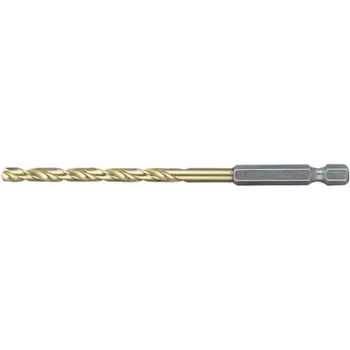 Makita D-14956 HSS TiN metāla spirālurbis 1 gab. 4,2 mm Kopējais garums 95 mm Titāna pārklājums 1/4 inch
