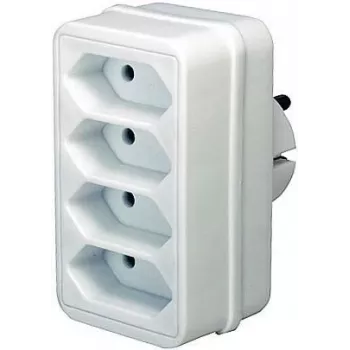 Kontaktu bloks Brennenstuhl 1508040 balts