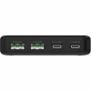 USB lādētājs darbvirsmas lādētājs DC465PD (melns, 65 W, PD, Quick Charge 3.0)
