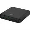 USB lādētājs darbvirsmas lādētājs DC465PD (melns, 65 W, PD, Quick Charge 3.0)