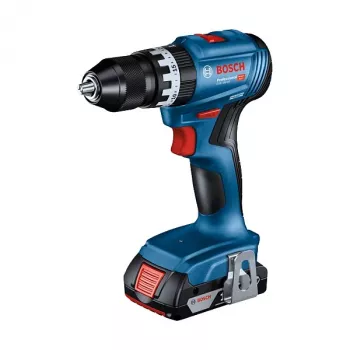 Bosch GSB 18V-45 Professional - rotācijas triecienurbjmašīna/skrūvgriezis - bezvada - 2 ātrumi - patrona ar atslēgu 13 mm - 45 N·m - 2 akumulatori - 18 V (06019K3303)