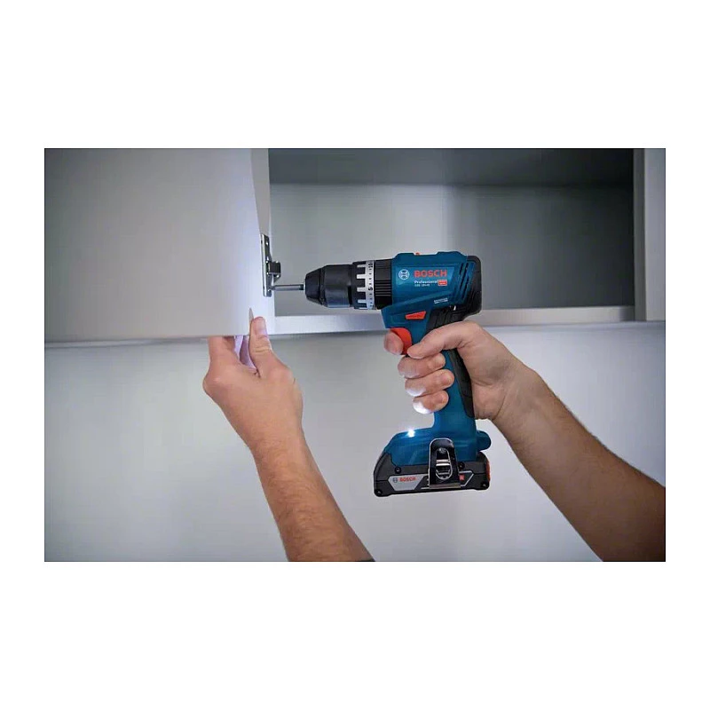 Bosch GSB 18V-45 Professional - rotācijas triecienurbjmašīna/skrūvgriezis - bezvada - 2 ātrumi - patrona ar atslēgu 13 mm - 45 N·m - 2 akumulatori - 18 V (06019K3303)