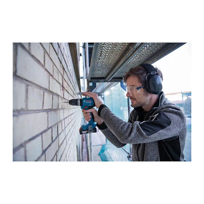 Bosch GSB 18V-45 Professional - rotācijas triecienurbjmašīna/skrūvgriezis - bezvada - 2 ātrumi - patrona ar atslēgu 13 mm - 45 N·m - 2 akumulatori - 18 V (06019K3303)