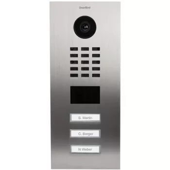 DoorBird D2103V IP video durvju stacija V2A nerūsējošais tērauds