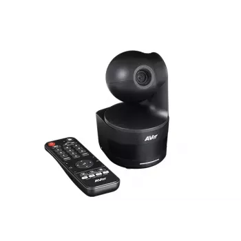 Konferences kamera AVerMedia DL10 — 2 MP Full HD 1920×1080 @60fps, 90° FOV, 3x optiskā / 2x digitālā tālummaiņa, melna, statīva stiprinājums