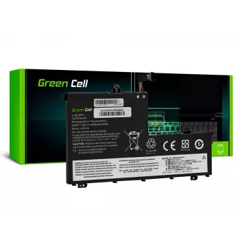 Baterija zaļa Cell priekš Lenovo ThinkBook 14-IIL 14-IML 15-IIL 15-IML — 11.1V 45Wh (modeļi L19C3PF1 L19D3PF1 L19L3PF8 L19M3PF1)