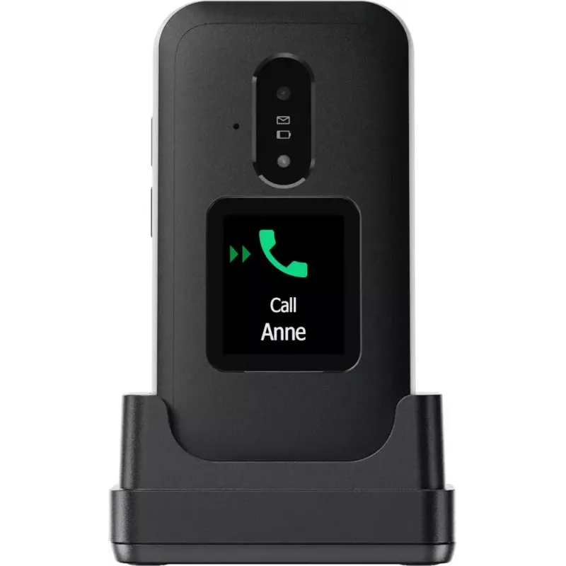 Feature phone Doro Leva E30 2.8 collas 1150 mAh Melns Balts