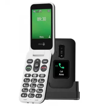Feature phone Doro Leva E30 2.8 collas 1150 mAh Melns Balts