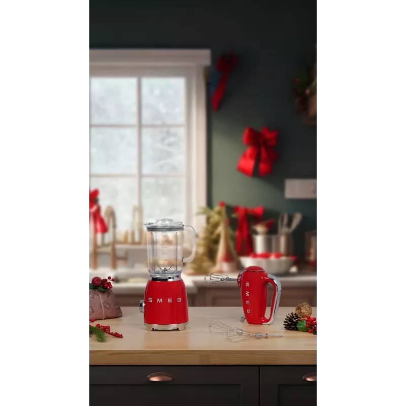 Smeg BLF03RDEU blenderis, pastel sarkana krāsa