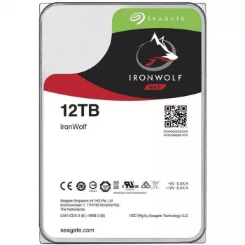 Seagate 2 augstas ietilpības NAS HDD IronWolf ST12000VN0008 komplekts — 12 TB 3,5 collas SATA 6 Gbit/s CMR