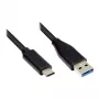 Good Connections GC-M0126 - 0,5 m - USB C - USB A - USB 3.2 Gen 1 (3.1 Gen 1) - 5000 Mbit/s - Melns