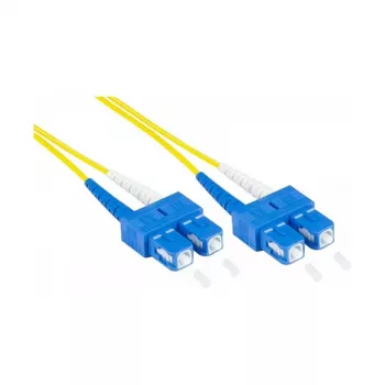 Alcasa LW-9075SC optiskais kabelis 7,5 m 2x SC OS2 dzeltens (LW-9075SC)