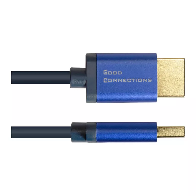 Good Connections 4521-SF005B - 0,5 m - HDMI Type A (Standard) - HDMI Type A (Standard) - 48 Gbit/s - Audio Return Channel (ARC) - Zils