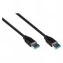 Good Connections 2831-AA005S - 0,5 m - USB A - USB A - USB 3.2 Gen 2 (3.1 Gen 2) - 10000 Mbit/s - Melns