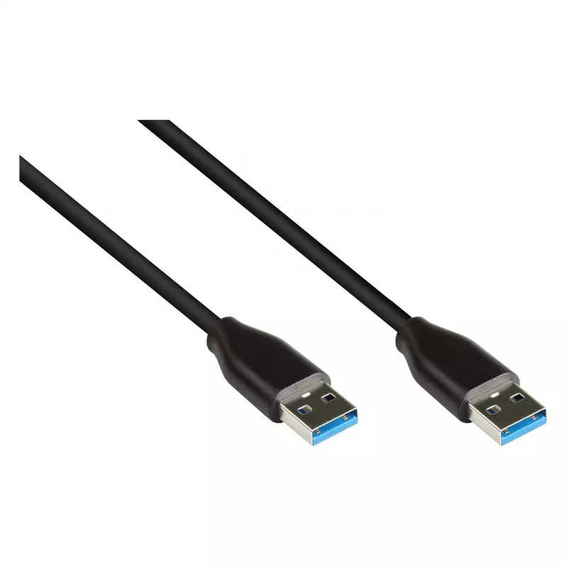 Good Connections 2831-AA010S - 1 m - USB A - USB A - USB 3.2 Gen 2 (3.1 Gen 2) - 10000 Mbit/s - melns