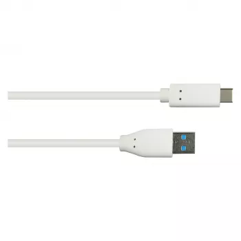 Good Connections 2831-AC005W - 0,5 m - USB A - USB C - USB 3.2 Gen 2 (3.1 Gen 2) - 10000 Mbit/s - Balts