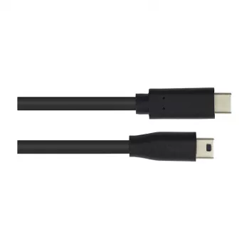 Savienojuma kabelis USB 2.0, USB-C™ spraudnis uz spraudni Mini B 5 kontaktu, melns, 3 m, Good Connections (3310-CM030)