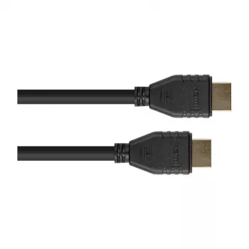 Ultra-High-Speed HDMI 2.1 kabelis, 8K UHD-2 / 4K UHD, zeltīti kontakti, CU, melns, 0,5 m, Good Co (4521-005)