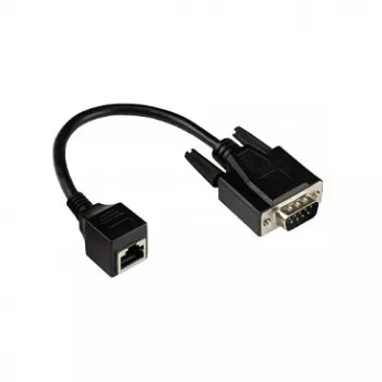 Good Connections GC 4945-MF - Adaptera kabelis RJ45 ligzda> D-Sub 9 kontaktu spraudnis, melns, 0,1 m - Tīkls - 0,1 m