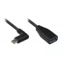 Goodconnections 2811-OTGW USB kabelis, melns