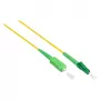 Alcasa LW-S902LASA optiskās šķiedras kabelis 2 m LC/APC SC/APC FTTH G.652D dzeltens (LW-S902LASA)