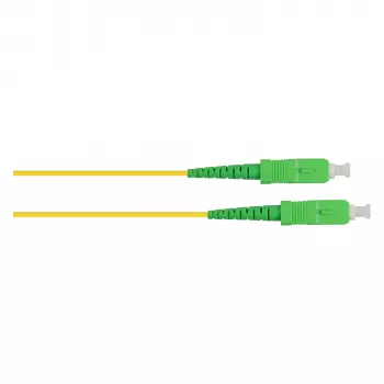 Alcasa LW-S905LASA optiskās šķiedras kabelis 5 m LC/APC SC/APC FTTH G.652D dzeltens (LW-S905LASA)