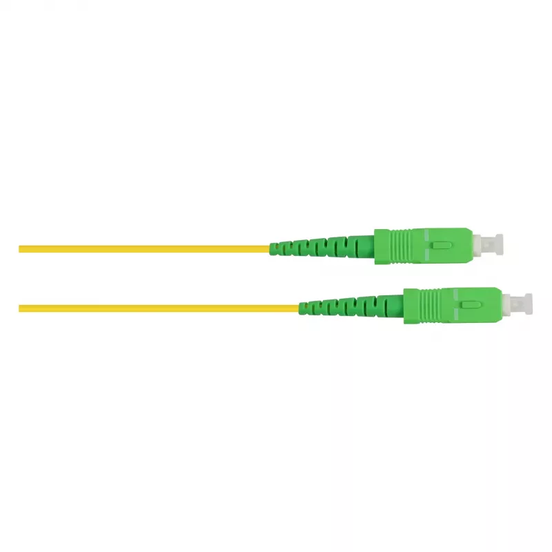 Alcasa LW-S905LASA optiskās šķiedras kabelis 5 m LC/APC SC/APC FTTH G.652D dzeltens (LW-S905LASA)