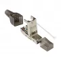 Good Connections GC-N0147 - RJ-45 - Melns - Sudraba - Caurspīdīgs - Vīrišķais - taisns - Cat6a - S/UTP (STP)