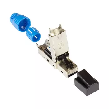 Good Connections RJ45 spraudnis Cat. 8.1 bezinstrumentu montāža uz lauka STP ekranēts metāla - kabelis - tīkls