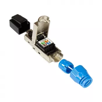 Good Connections RJ45 spraudnis Cat. 8.1 bezinstrumentu montāža uz lauka STP ekranēts metāla - kabelis - tīkls