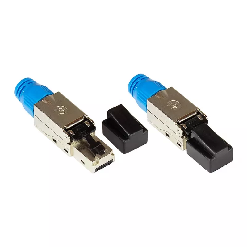 Good Connections RJ45 spraudnis Cat. 8.1 bezinstrumentu montāža uz lauka STP ekranēts metāla - kabelis - tīkls