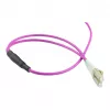 Alcasa LW-P820LC4 optiskās šķiedras kabelis 20 m LC/UPC OM4 Kapučīno - Violeta - Balts (LW-P820LC4)