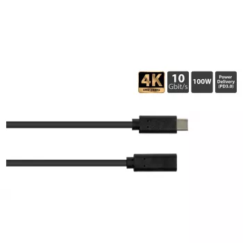 Good Connections GC 2831-CV005S - USB 3.1 kabelis C-spraudnis> C-ligzda 0,5 m - Kabelis - Digitāls/Dati