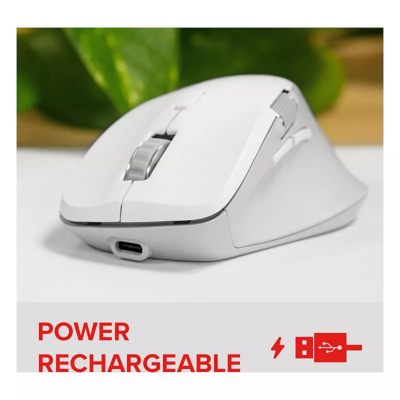 Pele Speedlink LIBERA uzlādējama bezvadu Bluetooth klusā balta