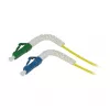 Synergy 21 LWL-1-Faser-Patchk. 0.5mtr.LC-LC APC 9/125u OS2 G657A2 AD 2mm flexible - Single- bzw. Monomode-Faser - 0,5 m