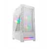 PC korpuss Cougar COUGAR Airface RGB Midi Tower balts — 230×386×491 mm, atbalsta 3x120/140 mm priekšā, 1x120 mm aizmugurē, 2,5/3,5 collu diskus