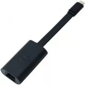 Dell - Tīkla adapteris - USB-C - Gigabit Ethernet - Melns - priekš Latitude 5285 2-in-1, 5289 2-In-1, 7389 2-in-1, XPS 12 9250, 13 93XX, 15 95XX (50M44)
