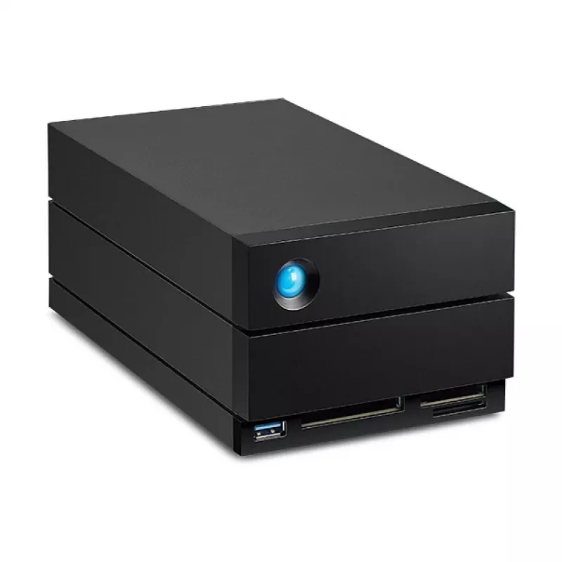 LaCie 2big Dock v2 60 TB galddatora disku masīvs, 2 nodalījumu HDD krātuve