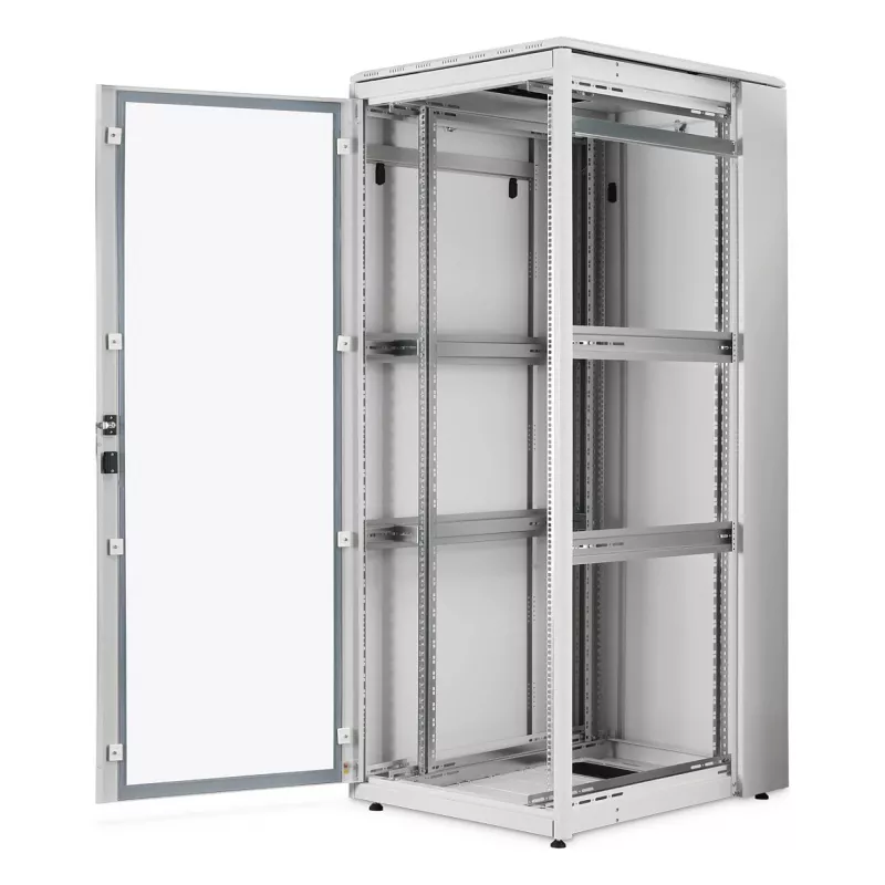 Tīkla skapis DIGITUS Unique Light sērijas brīvi stāvošs statīvs 42U 800x1000 mm, 800 kg, IP20, pelēks