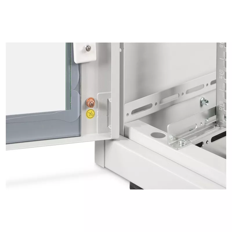 Tīkla skapis DIGITUS Unique Light sērijas brīvi stāvošs statīvs 42U 800x1000 mm, 800 kg, IP20, pelēks